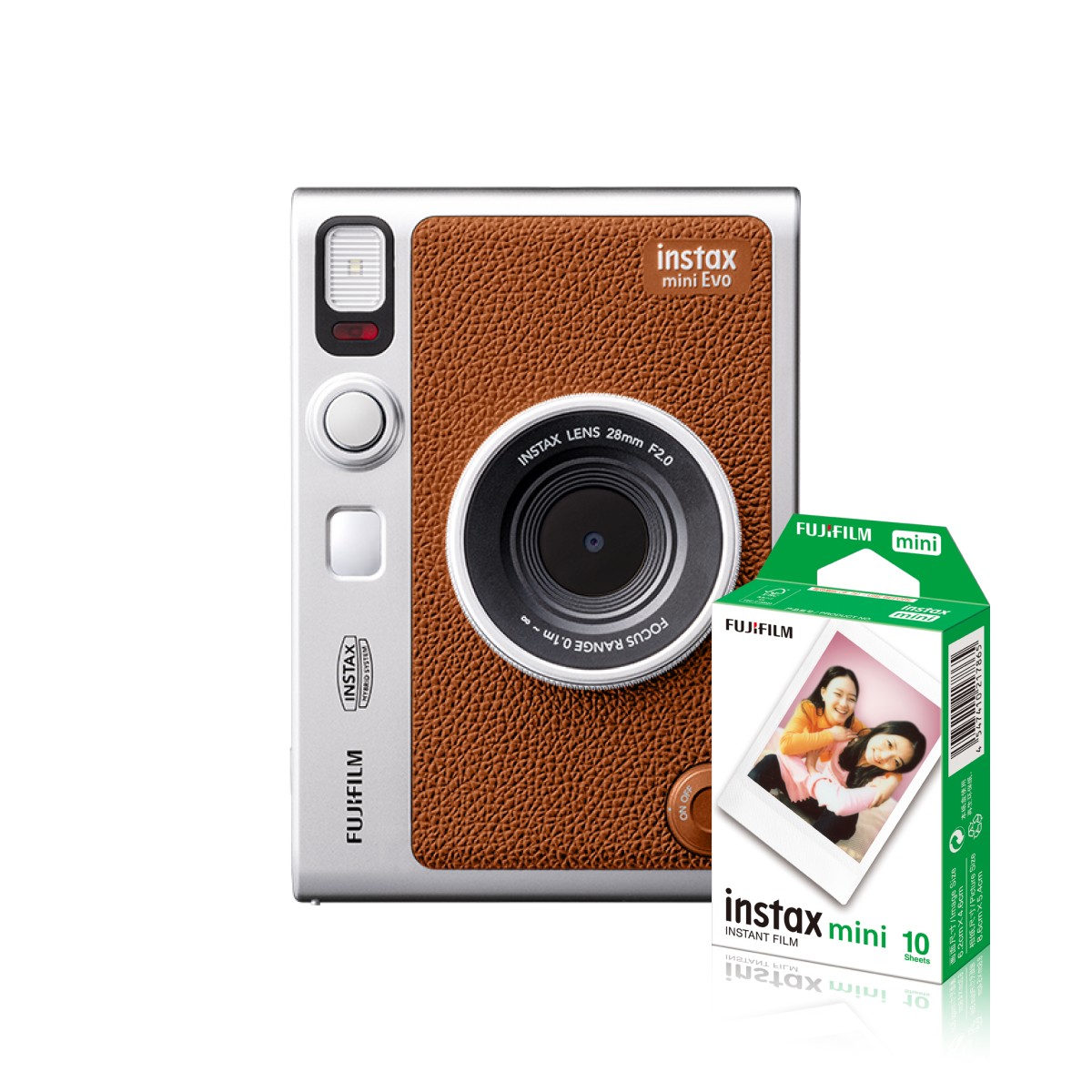 Buy FujiFilm Instax Mini Evo Instant Film Camera - Brown online Buy FujiFilm Instax Mini Evo Instant Film Camera - Brown online