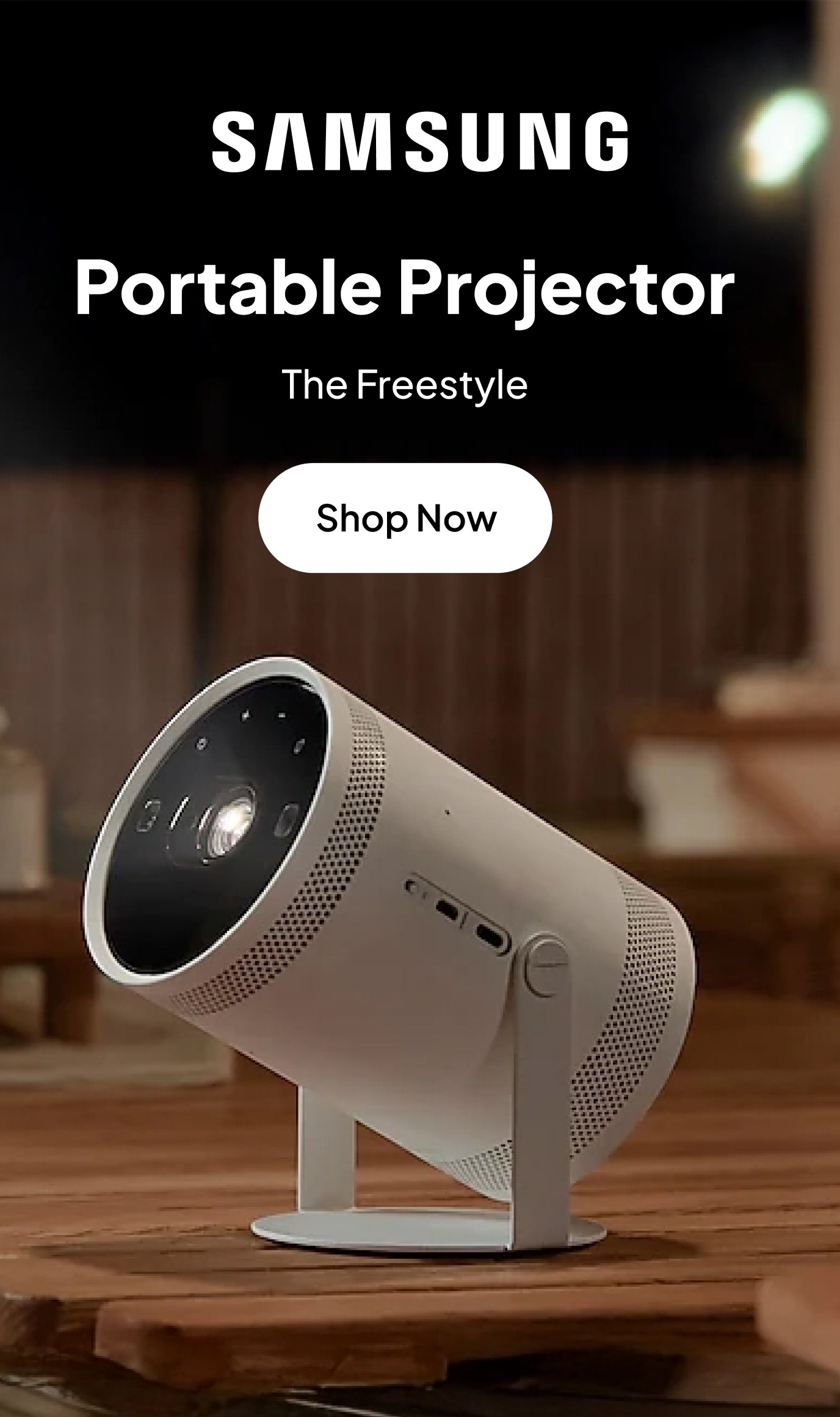 Samsung The Freestyle Smart FHD Portable LED Projector Samsung The Freestyle Smart FHD Portable LED Projector